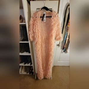 Pink Ruffle Duster